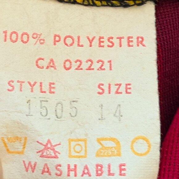 Vintage 1970s Rainbow Chevron Striped Maxi Skirt - Picture 5 of 5